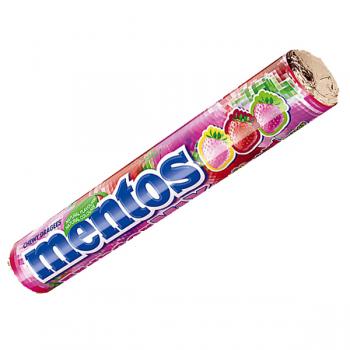 Mentos Erdbeer(Strawberry) Mix 37,5g 40er T-Dsp.